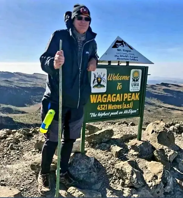 summit Wagagai Peak