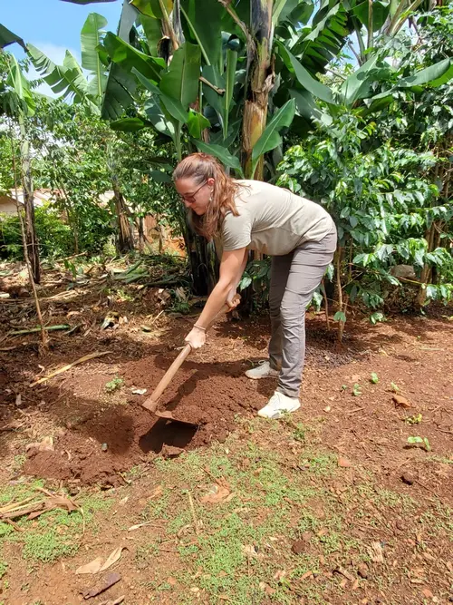 coffee tour experience preparing the soil