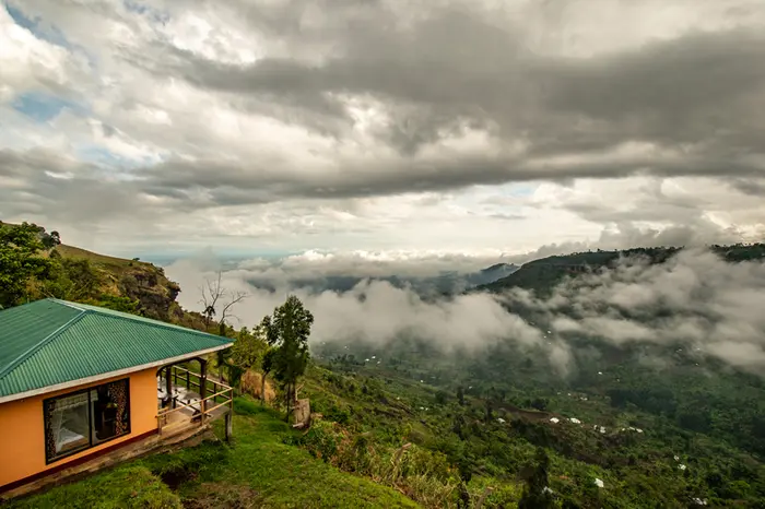 Waking up above the clouds at the Sipi Falls